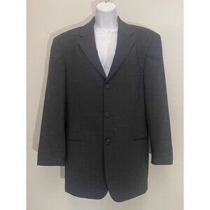 Hugo Boss Dark Gray Wool Blend Blazer Jacket 38S